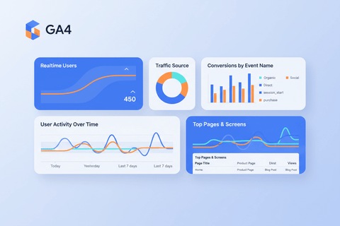 GA4 w praktyce – strategia marketingowa | Cybereyeagency - CYBEREYEAGENCY