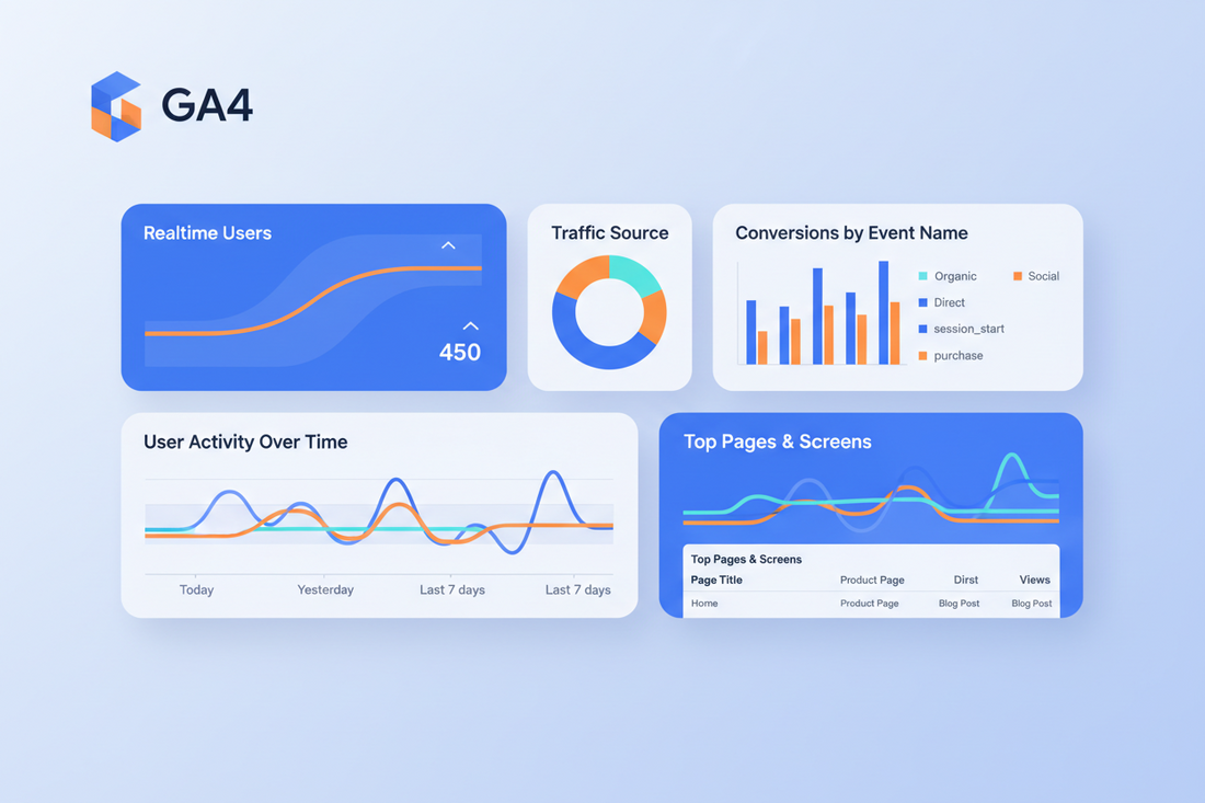 GA4 w praktyce – strategia marketingowa | Cybereyeagency